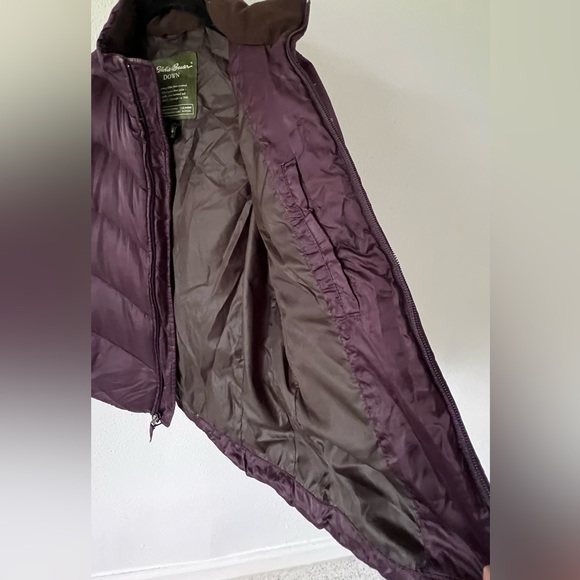 Eddie Bauer Goose Down Women's Puffer Jacket Dark Purple Size X-Small - Picture 11 of 15